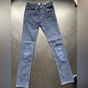 Girls size 10-12 IKKS dark wash skinny jeans